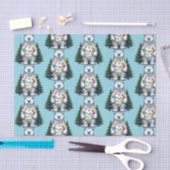 クリスマス・ポーラー・ベア 薄葉紙 (クラフト)