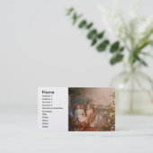 クリスマス – マイ初めてのクリスマス 名刺 (スタンド正面)