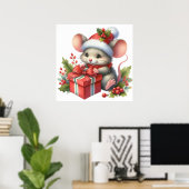 クリスマス マウス ポスター (ホームオフィス)