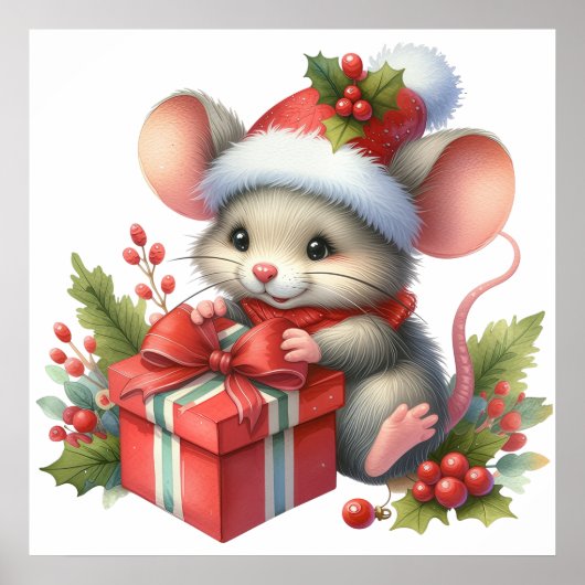 クリスマス マウス ポスター (正面)