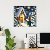 クリスマス マウス ポスター (ホームオフィス)