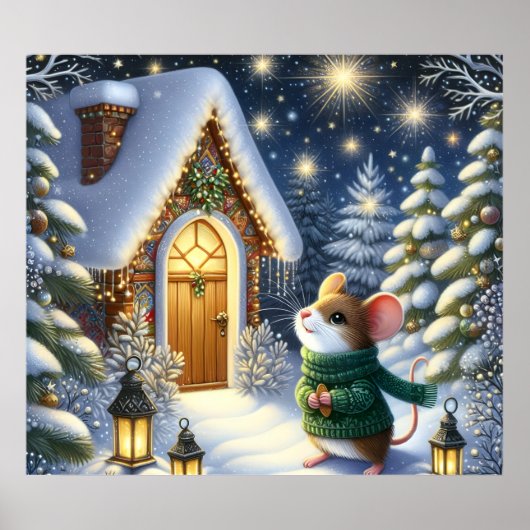 クリスマス マウス ポスター (正面)