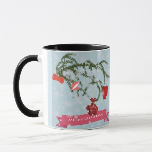 クリスマス マグカップ (左)