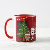 クリスマス マグカップ (左)