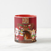 クリスマス マグカップ (中央)