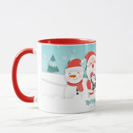 クリスマス マグカップ (左)