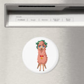 クリスマス・マグネットのラマ マグネット (インサイチュ (食洗機))