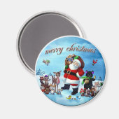 クリスマス マグネット (正面/裏面)