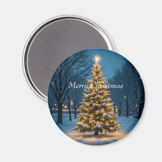 クリスマス マグネット (正面/裏面)