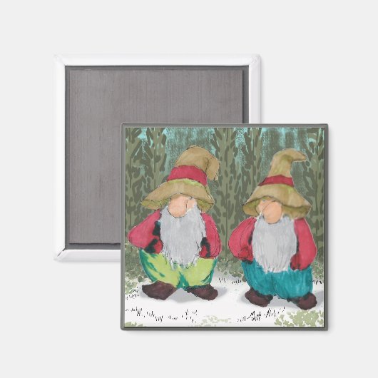 クリスマス マグネット (正面/裏面)