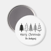 クリスマス マグネット (正面/裏面)
