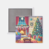 クリスマス マグネット (正面/裏面)