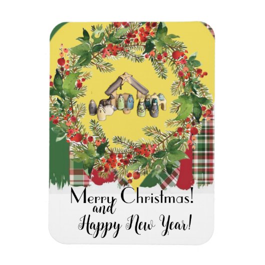 クリスマス マグネット (縦)