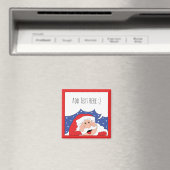 クリスマス・マグネット・スクエア・サンタさん マグネット (インサイチュ (食洗機))