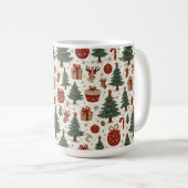 クリスマス・マグ コーヒーマグカップ (正面右)