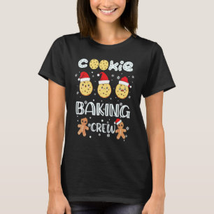 クリスマス マッチング ファミリー クリスマスTシャツ クッキー ベーキング クリュー Tシャツ