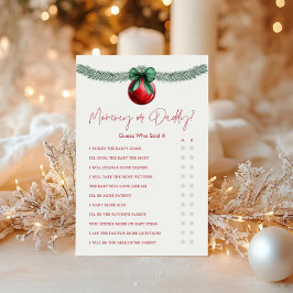 クリスマス・ママまたはパパのゲーム