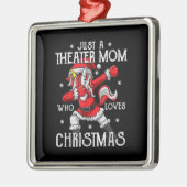 . .クリスマス・ママを愛するただの演技生徒 メタルオーナメント (左)