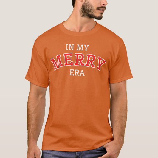 クリスマス マリー時代 Xmas ホリデー クリスマス f Tシャツ (正面)