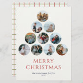 クリスマス マルチ フォト レッド (正面/裏面)