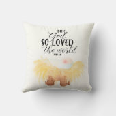 クリスマス・マンガー・ピロー・ジョン3:16 クッション (裏面)