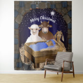 クリスマス マンゴー 産湯 背景 タペストリー (インサイチュ)