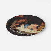 クリスマス・マンジャーのシーン ペーパープレート (アングル)