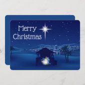 クリスマス・マンジャー シーズンカード (正面/裏面)