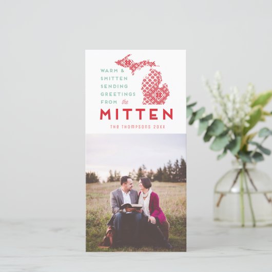 クリスマス·ミシモダンガン·ミッテンの写真挨拶 シーズンカード (スタンド正面)