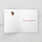 クリスマス・ミッテンかわいいキツネ シーズンカード (内部)