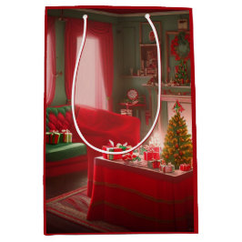 クリスマス ミディアム ギフトバッグ