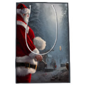 クリスマス ミディアム ギフトバッグ (正面)