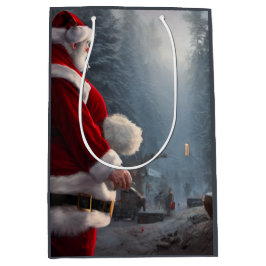 クリスマス ミディアム ギフトバッグ