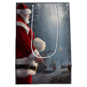 クリスマス ミディアム ギフトバッグ (裏面)