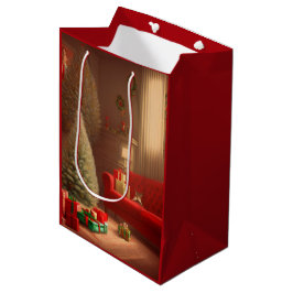 クリスマス ミディアム ギフトバッグ