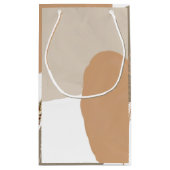 クリスマス ミニマリスト シンプル コーポレート ビジネス スモールペーパーバッグ (裏面)