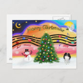 クリスマス·ミュージック2 -チ日本のン シーズンポストカード (正面/裏面)