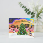 クリスマス·ミュージック2 -ドイツのシェパード1 シーズンポストカード (スタンド正面)