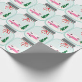 クリスマス·メイソン·ジャー ラッピングペーパー (角)