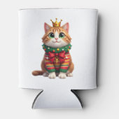 クリスマス メインクーン アメリカンロングヘアー（4） 缶クーラー (正面)