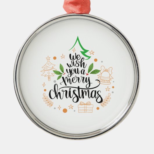 クリスマス メタルオーナメント (正面)