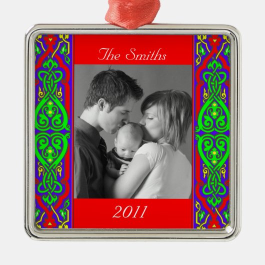 クリスマス メタルオーナメント (正面)