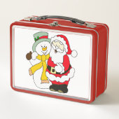 クリスマス メタルランチボックス (正面)