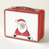クリスマス メタルランチボックス (裏面)
