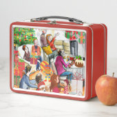 クリスマス メタルランチボックス (インサイチュ)