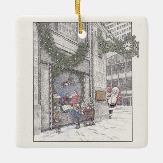 クリスマス・メモリーズ・アット・フィールド セラミックオーナメント (正面)