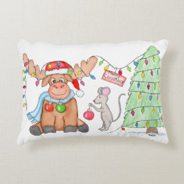 クリスマス - メリークリストムース！ アクセントクッション