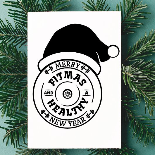 クリスマス メリー フィットマス ヘルシー ニューイヤー カード