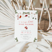 クリスマス メリー リトル ベイビー シャワーのご招待 招待状