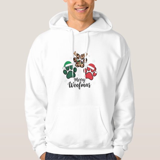 クリスマス メリー ワークマス 犬好き 愛犬家 イヌママ Xmas パーカ (正面)